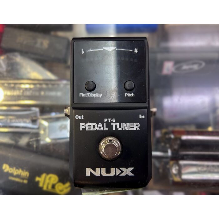 Comprar Pedal PT-6 Turner NUX Preto Usado - Afinador Cromático Profissional - 1 Comprar Pedal PT-6 Turner NUX Preto Usado - Afinador Cromático Profissional - 1