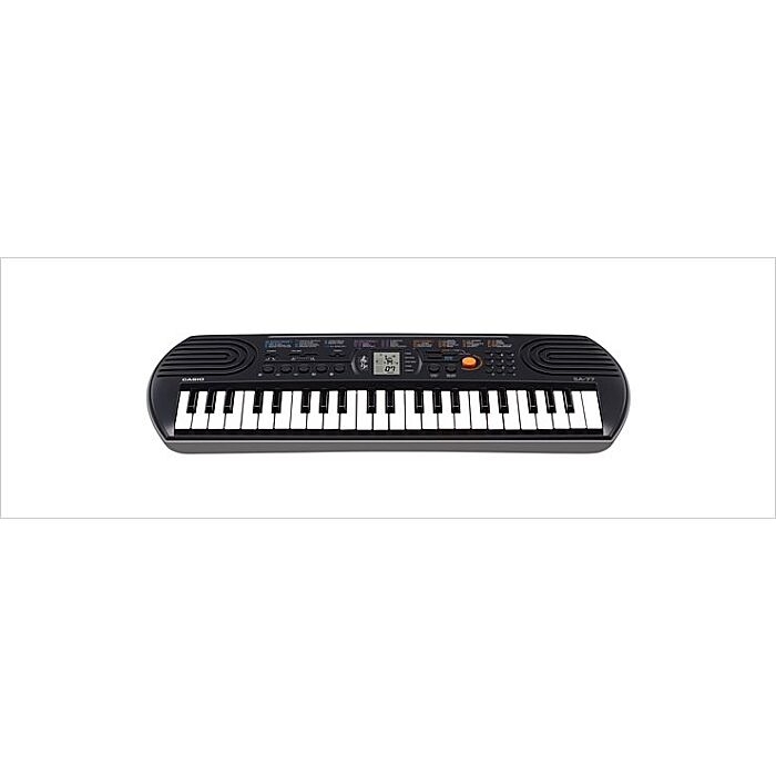 O Casio SA-77 é um teclado arranjador infantil ideal para crianças que desejam aprender a tocar piano. Com 44 teclas, ele oferece uma ampla gama de sons e ritmos para explorar, além de recursos educacionais como lições integradas e um modo de aprendizado 