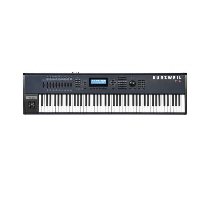 O Kurzweil PC-3X é um teclado sintetizador de alta qualidade, com uma ampla variedade de sons e recursos avançados de edição de som. Este modelo vem com um estojo rígido para proteção durante o transporte. Com 88 teclas sensíveis ao toque, o PC-3X é uma e