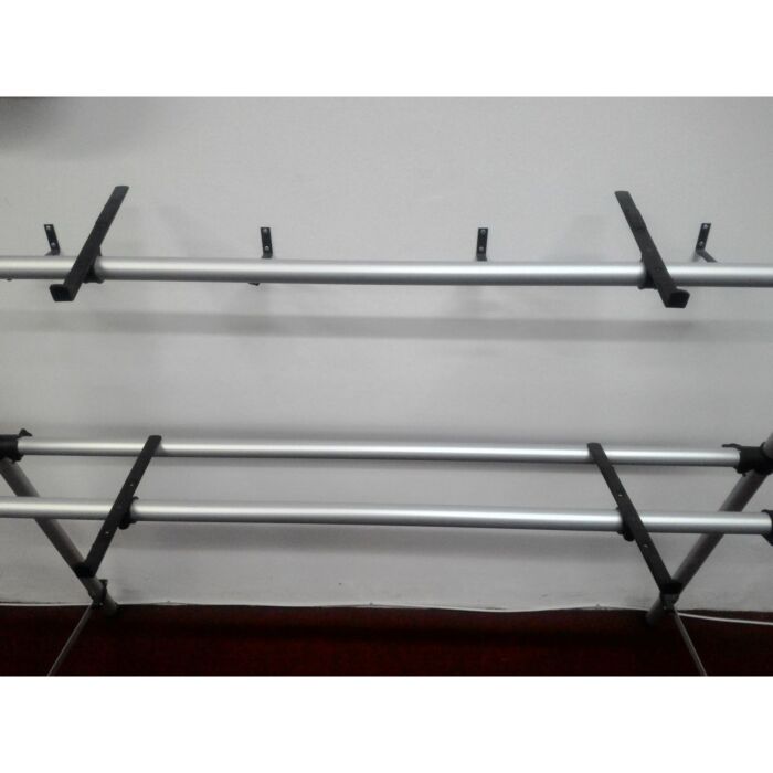 Titanium ty-212 suporte para teclados - usado Suporte estante para 2 teclados - Fotos Reais do Produto-titanium ty-212 suporte para teclados - usado ID-1108