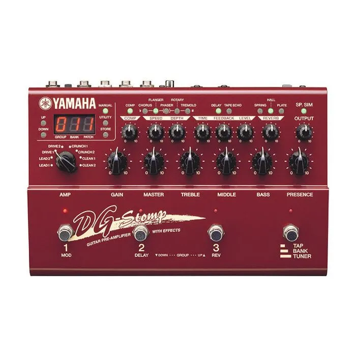 yamaha dg stomp pré amplificador | TeclaCenter Instrumentos Music