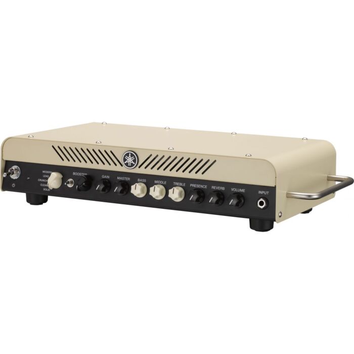 Yamaha thr100h + thrc212 cabeçote amplificador e caixa Amplificador compacto e leve. Possui 5 simulações de amplificadores VCM, 5 simulações de válvulas, e simulação de falantes IR. Potência - 100W (8/16O) 50W (4O) - Interface USB - Saida de linha - Contr