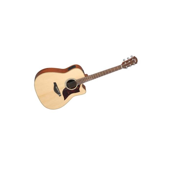 Yamaha a1m violão Violão eletro-acústico, estilo Folk cutway, tampo sólido em Sitka Spruce, corpo e braço em Mahogany, escala em Rosewood, ponte em Ebony, equipado com o Pré-Amp System 66 Under-Saddle Piezo Pickup com afinador. Hi Gloss Finish. Cor Natura