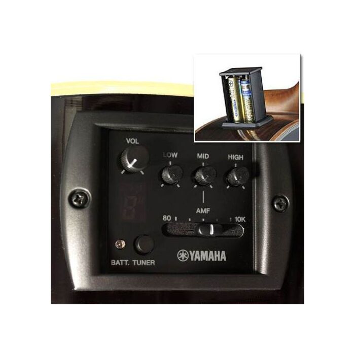 Yamaha cpx500ii nt violão Violão eletro-acústico, corpo jumbo, tampo em spruce, corpo em nato, braço em nato, escala e ponte em rosewood. Pré-Amp System 55 T 1 way com afinador.-yamaha cpx500ii nt violão ID-1039