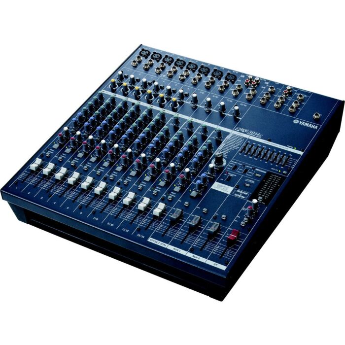 Console de mixer amplificado com 500 watts estéreo, efeitos espetaculares, equalizador gráfico compressor, e proteção contra realimentação de sinal, 14 canais. -yamaha emx-5014c mixer amplificado ID-800