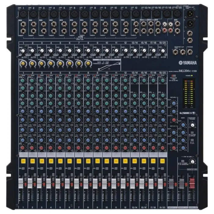 yamaha mg206c usb mixer | TeclaCenter Instrumentos Musicais