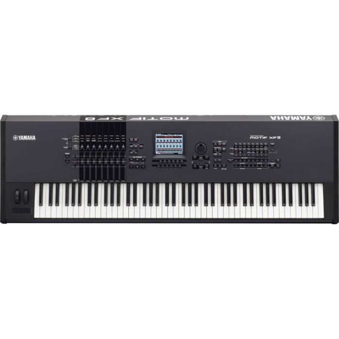 A Inspiração chega em um flash! Nova Geração da linha MOTIF. As cores e acabamentos apresentados podem variar em relação ao produto real. 741MB de memória de ondas 128 Voices novas e 8 Kits de Bateria Novas: S6 piano, Clarinete, Órgão, Sintetizador e kits