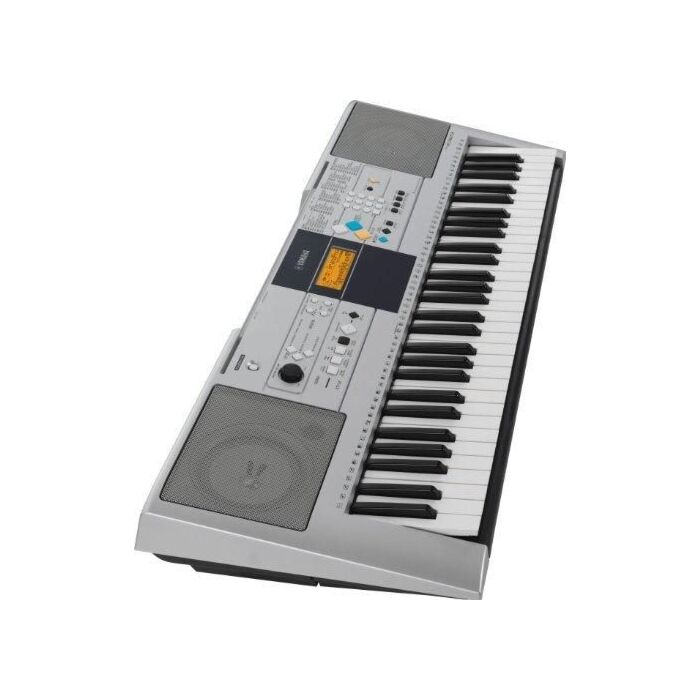 YAMAHA PSR-E323 DESCRIÇÃO O PSR-E323 é um teclado arranjador com sensibilidade nas teclas que possui 482 timbres dinâmicos e autênticos, com 361 Voices XGlite, 12 kits de bateria e um kit de efeitos sonoros. Também possui 106 estilos de acompanhamento e 1