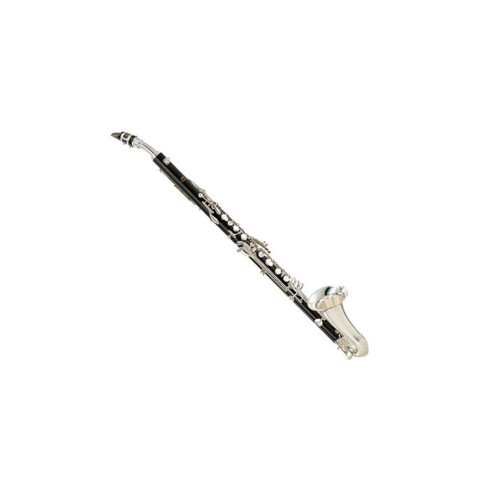 Yamaha YCL-631II Clarone Clarone Alto (Eb), 19 chaves, 7 oríficios cobertos, copro em grenadilla, chaves prateadas, c/ estojo e acessórios, bocal 4C - Mod. Profissional.-yamaha ycl-631ii clarone ID-1732