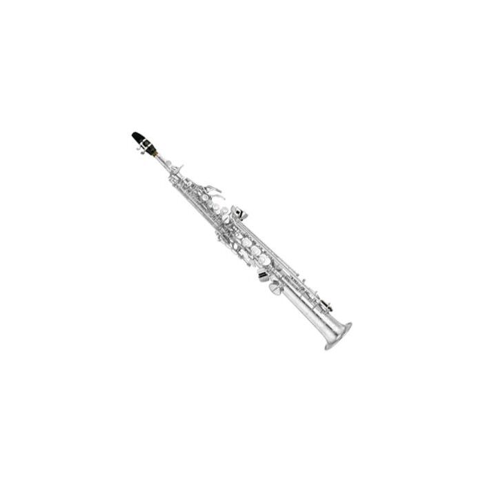 Yamaha yss-875 exs sax Saxofone Soprano (Bb) prateado, recurso de F# agudo, acompanha 2 tudeis (curvo e reto) destacáveis,confeccionado c/ liga francesa especial, c/ estojo e acessórios, Mod. Custom - Profissional - FABRICADO NO JAPÃO.-yamaha yss-875 exs 