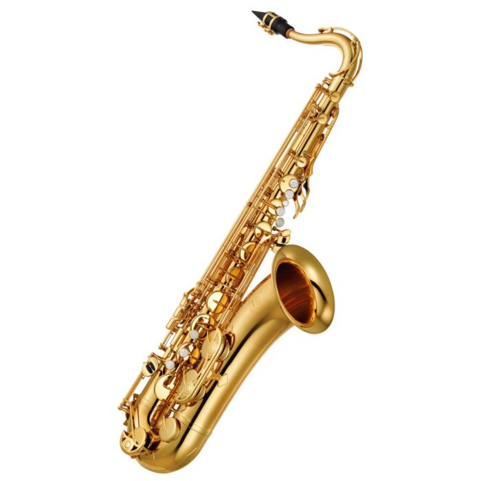 Yamaha YTS-280 Saxofone Sax Tenor (Bb) Laqueado dourado, c/ recurso de F frontal e F# agúdo, apoio do polegar&nbsp;esquerdo ajustável, abraçadeira do tudel reforçada, mecanismo de conexão de B – C# melhorado&nbsp;c/ estojo e acessórios, bocal 4C e Tudel 2