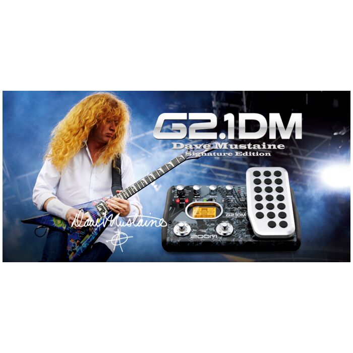 Zoom g2.1 - dave mustaine pedaleira Pedaleira Multi Efeitos para Guitarra-zoom g2.1 - dave mustaine pedaleira ID-1887