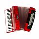 Acordeao 80 baixos Benson BAC80-7PRD vermelho, 9 registros 1