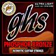 Cordas Violao Aco Phosphor Bronze S305 010/046 Ghs 1