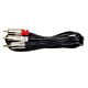 Cabo P2 Stereo 02 Rca Metal 3m Storm 1