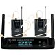 Sistema de Microfone Duplo Sem Fio Leson LS962 Bege 1
