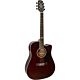Violão Giannini GF1D CEQ Eletroacústico Aço Translucent Dark Wine Dark Wine 1