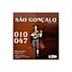 Jogo De Cordas Violão Aço Com Bolinha 010" 047" São Gonçalo 1