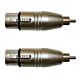 Adaptador Rca Macho P/xlr 3p Fêmea Niq. Wc 242 Ad 02 Unidades Wireconex 1