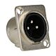 Conector Xlr Painel Cromado Mxt 10 Unidades 1