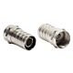 Conector F Rg 6 Tipo Barril Storm 100 Unidades 1