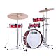 Bateria Shell Pack (4 Tambores) Vermelha Burnt Red Mist Tama Club-Jam Pancake LJK48P-BRM 1