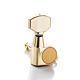 Tarraxa Blindada (L6) Dourada (6 Peças) Gotoh SG360-07L GG 1