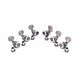 Tarraxa Blindada Trava (L3R3) Cromada (6 Peças) Gotoh SGS510 1