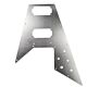 Escudo Para Guitarra Flying-V Prata Full Shape Spirit 523-SR 1