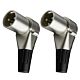 Wc 2053 Conector Xlr Macho Linha 90 Graus Wireconex 02 Unidades 1