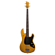 Duesenberg Alliance Chris Chaney Bass Gold Sparkle - Vista Frontal