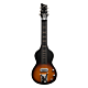 Duesenberg Kalico Lap Steel - Acabamento Tobacco Burst em Maple Flamado