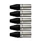 Conector Xlr Macho Wc 1013 Ml Bk Ni 3p Cabo Wireconex 05 Unidades 1