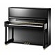 EU131 Pearl River Piano Acústico Vertical Preto Polido com Banqueta| Teclacenter
