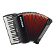hohner bravo iii 80 black acordeon