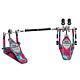 Pedal Duplo Edição Limitada 50 Anos Coral Swirl Tama Iron Cobra 900 Power Glide 50th Anniversary HP900PWMCS