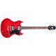 jay turser jt-50 custom trans red guitarra