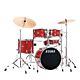 Bateria Completa (5 tambores) Bumbo 18 (Vermelha BRM) Tama Imperialstar IP58H6W-BRM