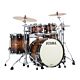 Bateria Shell Pack (4 tambores) Bumbo 22 (Molten Satin Brown Burst) Tama Starclassic Maple MA42TZS-MBB