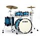 Bateria Shell Pack (4 tambores) Bumbo 22 (Molten Electric Blue Burst) Tama Starclassic Maple MA42TZS-MEB