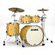 Bateria Shell Pack (4 tambores) Bumbo 22 (Dourado Acetinado Satin Aztec Gold Metallic) Tama Starclassic Maple MA42TZS-SAM