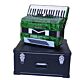 Acordeon Michael ACM8007 80 Baixos 37 Teclas 7 Registros Verde