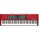 Teclado Nord Electro 5HP 73 com sons de alta qualidade e teclas pesadas.