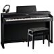 Piano Digital Roland HP-302 SB com som de alta qualidade