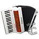 roland fr-2 white v-accordion acordeon