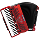 Roland FR-7 Red V-Accordion: The Ultimate Digital Accordion Experience