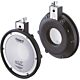 PDX-8 V-Pad™ Novíssimo pad em mesh-gead, aro expandido para 10 polegadas, para maior conforto e rim-shots precisos, com sensores de aro e pele separados, para uma melhor performance. Aro expandido; Sistema dual-trigger - sensores na pele e no aro. -