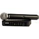 shure blx24br/sm58 j10 microfone bastão sem fio