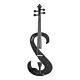 stagg eva 4/4 bk/c: viola eletrica com