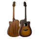 Violão PEARL RIVER L21-DCEQ Sunburst com Case